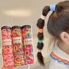 Diadema para el cabello de niña, banda elástica de alta elasticidad para coleta, cabello trenzado no daña el cabello del bebé, cuerda para el cabello de celebridad de internet, cuerda para el cabello con cubierta de cuero