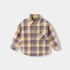 Nueva Camisa de Algodón para Niños Cuadros Ropa de Trabajo Camisa para Niños Manga Larga Amigable con la Piel Versátil Camisa 100% Algodón para Niñas