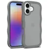 Capa para Celular iPhone 17 Aplicável em Fronteiras, Textura de Pele, Padrão Ondulado, Apple 16Promax, Fosca, 15Plus, Capa Protetora
