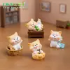 Micro Paisaje Creativo Lindo Cachorro Akita Perro DIY Accesorios de Decoración Lindo Coche Escritorio Pequeños Adornos