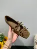Temporada de Primer Encuentro~Aumento de altura interior de 3 cm, estilo francés, lunares suaves, inspirado en cuentos de hadas, lazo, bailarinas Mary Jane de punta baja