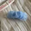 Presilha de Banana de Rede com Bolinhas Super Fada Nuvem para Mulheres, Toque de Luxo, Presilha para Cabelo de Rabo de Cavalo Meio Preso, Acessório de Cabelo Atmosférico