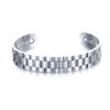 Yunjin Nueva Moda Transfronteriza Europea y Americana Apertura Ajustable Pulsera Magnética Anillo Aleación Geométrica Pulsera de Malla