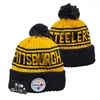 2026 Comercio Exterior Al por Mayor Nuevo Estilo Gorro de Punto con Pompón de Color Mixto, Gorro de Lana de Equipo de Fútbol, Jacquard de Doble Cara, Retro Artístico