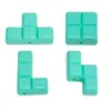 Combinación de Empalme de Agujero Recto Acrílico Cadena Colgante Tetris Pulsera de Cadena para Teléfono Móvil Accesorios de Joyería DIY