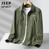 Camisa de manga larga de primavera y otoño de secado rápido multibolsillos holgada ropa de trabajo camisa juvenil casual transpirable fresca hombres 1188