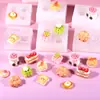 Juguetes de Comida en Miniatura: Pastel de Fresa, Donut, Pan de Chocolate - Moldes de Silicona para Manualidades Hechas a Mano y Squishy
