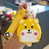 Mini Monedero Creativo de Silicona para Perro, Llavero Colgante Exquisito para Estudiante, Bolsa para Guardar Monedas de Plata, Llavero, Adornos Colgantes
