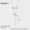 Collar Colgante de Borla Geométrico de Gota de Agua con Circonita Chapado en Oro de 18K Estilo Europeo y Americano Lujo Ligero Elegante Cadena Exquisita en Forma de Y de Acero Inoxidable para Mujeres