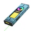 Linterna LED verde de haz láser ultra brillante para ambiente, transfronteriza, multifuncional con accesorio magnético y clip trasero, y batería de ultra larga duración
