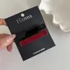 2 Pinza Lateral para Cabello Roto Etiqueta Dorada Pinza Lateral Pinza de Pato de Alta Calidad Tocado Nuevo Estilo de Ácido Acético Pinza para Flequillo para Mujeres