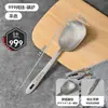 Juego de Cuchara y Espátula de Cocina Completamente de Titanio Personalizado Antibacteriano y a Prueba de Moho Mini Espátula para Freír Cuchara para Servir la Cena del Hogar Vajilla de Titanio