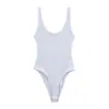 Mono de tirantes sexy de punto acanalado de color liso ajustado para mujer, estilo europeo y americano, para verano, nuevo 4424801