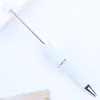 Plumas de Gel Creativas en Stock al por Mayor Cuentas Lindas para Ensartar DIY Bolígrafos de Tinta Bolígrafos de Cuentas Electroplateados UV Bolígrafos de Cuentas con Gradiente de Tres Colores