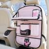 Bolsa de Almacenamiento para Coche de Dibujos Animados Lluvia Azul Mesa Pequeña Multifuncional para Asiento Trasero del Coche Bolsa Colgante de Almacenamiento Cubo de Basura Práctico para Coche