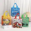 Nueva Bolsa de Tela No Tejida de Dibujos Animados de Coche Bolsa de Regalo de Fiesta de Dibujos Animados Bolsa de Tote de Regalo de Dulces para Cumpleaños de Niños
