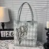 Bolso Tote de Punto de Gran Capacidad para el Viaje Diario, Regalo de Vacaciones, Bolso de Mano Souvenir, Bolso de Mano, Bolso de Hombro Único para Mujer