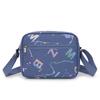 2025 Novo Estilo Bolsa de Ombro para Sair Estampa de Letras Feminina Transversal para Trabalho Bolsa de Mãe Versátil Casual Simples Pequena Quadrada
