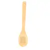 Juego de Ocho Piezas de Espátula y Cuchara de Cocina de Bambú Espátula Antiadherente Cucharón Espátula para Freír Colador de Ensalada Utensilios de Cocina Mango Largo