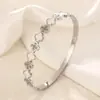 Pulseira de aço titânio nova da Coreia do Sul para meninas, design simples de alto padrão, não desbota, pulseira personalidade
