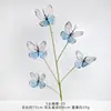 Flores Artificiales Serie Azul para Decoración de Salón de Bodas, Habitación de Boda, Arreglo de Piso de Hotel, Arreglo de Flores de Hortensia Artificial