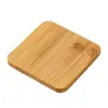 Esterilla Aislante Térmico de Madera de Bambú, Manteles Cuadrados para Comedor, Esterilla Aislante Térmico Engrosada de Uso Diario, Cadena de Suministro de Esterillas Aislantes Térmicas Redondas y Cuadradas para Cocina