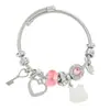 Venta Caliente Transfronteriza Europea y Americana Dibujos Animados Sanrio Melody Kuromi Aleación DIY Joyería Pulsera Al Por Mayor