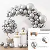 Nueva Cadena de Globos de Color Sólido Set de Alta Gama Transfronterizo para Fiestas de Cumpleaños, Ceremonias de Boda y Arcos Decorativos para Escenas