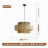 Lámpara Colgante Retro Estilo Japonés Wabi-Sabi con Estética Zen China para Salas de Té, Casas de Huéspedes, Cabinas de Restaurante, Habitaciones Privadas de Hotel y Mesas de Comedor con Focos