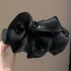 Pinza de Tiburón Retro Estilo Francés con Diseño Plisado, Pinza para el Cabello de Alta Gama para Mujeres, Adecuada para Cabello Grueso, No Tira del Cabello, Accesorio para el Cabello