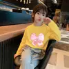 H2007 # Camiseta de Manga Larga para Bebé Niña 2025 Nuevo Estilo Algodón Puro Ropa Infantil Estilo Verano Camiseta de Dibujos Animados Top para Mujer