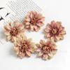 Flor Artificial Nueva Cabeza de Crisantemo de Bambú Estilo Bosque Dahlia Flor Hecha a Mano Material para Anillo Broche Estilo Antiguo Accesorios para el Cabello Hanfu Tocado