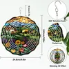 Amazon Sino dos Ventos Rotativo 3D Pendurado Decoração de Jardim Exterior Varanda de Casa Sino dos Ventos de PVC Ornamento Pendurado de Jardim
