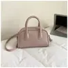 Bolsas para Mujer Transfronterizas, Nuevo Estilo de Moda, Bolso de Mano con Patrón de Lichi, Bolso Boston, Bolso de Hombro Elegante y de Aspecto de Alta Calidad, Bolso Cruzado, Bolso Almohada