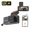 Câmera de Painel Modelo Novo Transfronteiriça 3,4 Polegadas 4K+1080P+Wifi Gravação Dupla Dianteira e Traseira Navegação de Alta Definição Específica para Carro