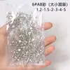 Pedras de Strass para Unhas Atacado Diamantes de Unha Super Brilhantes Strass Huazi de Fundo Plano Cor AB Decorações e Acessórios para Unhas Strass Redondos Pequenos Diamantes