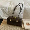 Bolso Grande de Alta Gama Retro Transfronterizo para Mujer, Bolso Almohada Elegante y de Moda para el Trabajo, Bolso de Mano Boston de Hombro
