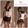Guiruo lingerie sexy feminina sexy pura estudantes saia plissada minissaia cosplay uniforme terno 600
