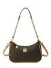 Bolsas de Mujer de Gama Alta 2026 Nueva Versátil Bolso de Axila Lujo Accesible Bolso Cruzado Retro Bolso de Hombro Casual Estampado