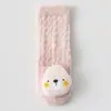 Bebés Recién Nacidos 0-1-3 Años Terciopelo Australiano Engrosado Cálido Otoño e Invierno Estilo Japonés Trenzado Calcetines de Media Pantorrilla