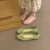 Zapatos Planos Chuyuji de Gamuza con Punta Redonda y Lazo 2026 Nuevos para Primavera y Otoño Slip-On Planos Tipo Ballet
