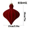 Bolas de Natal Veludadas Grandes, Multicoloridas, de Formato Único, Enfeites de Árvore de Natal Pintados, Bolas Decorativas para Atmosfera Festiva, Personalizáveis