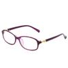 Gafas de lectura ultraligeras anti luz azul para mujer, montura completa de resina de alta definición, gafas de lectura cómodas para mujeres jóvenes