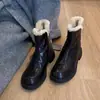 Nuevo diseño, elegantes botines con cremallera lateral para otoño e invierno, perfectos para mujeres petite, colección 2026, cálidos y versátiles, botas tipo Martin de suela gruesa para mujer