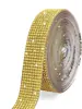 Em estoque código de tira adesiva de strass DIY tira de broca autoadesiva de strass cinto decorativo acessórios de vestuário acessórios tira de broca com adesivo hot melt