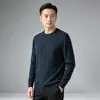 Suéter de Tricô Chenille para Homens, Outono e Inverno, Quente e Grosso, Gola Redonda, Manga Longa, Suéter Pulôver para Homens MY028