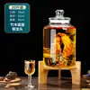 Botella de Vino de Vidrio para Uso Doméstico, Frasco Sellado de Gama Alta para Remojar Ginseng y Vino Medicinal, Recipiente para Vino con Pico, Botella de Vino Especial