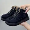 Nova coleção de inverno: Botas de algodão de cano alto com estampa de leopardo para mulheres, casuais e versáteis, com forro e espessamento adicionados para aquecimento, adequadas para uso ao ar livre e projetadas para manter os pés aquecidos e protegidos do frio.