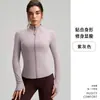 Novo Casaco Esportivo Feminino Emagrecedor Top de Yoga Manga Longa com Punhos para Dedos Gola Alta Roupa de Yoga de Alta Qualidade
