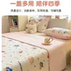 Capa de Cama de Algodão Integral Shin-Chan, Peça Única, Lençol Grande Acolchoado de Algodão Puro para Todas as Estações, Protetor de Cama Tatami Conjunto de Três Peças